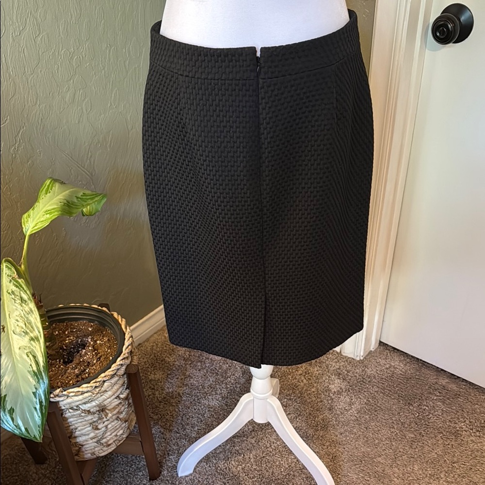 J. Crew Textured Black Pencil Skirt - Picture 5 of 7